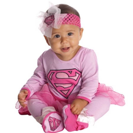 Picture of Rubies Costumes Supergirl One Piece  Infant Costume 6-12 Months