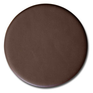 Picture of Dacasso A3471 Chocolate Brown Leather Round Coaster