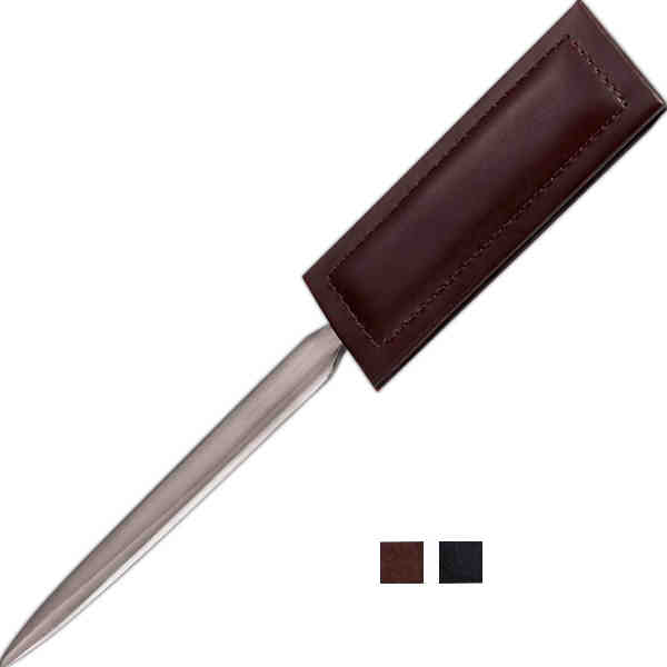 Picture of Dacasso A3627 Dark Brown Bonded Leather Letter Opener