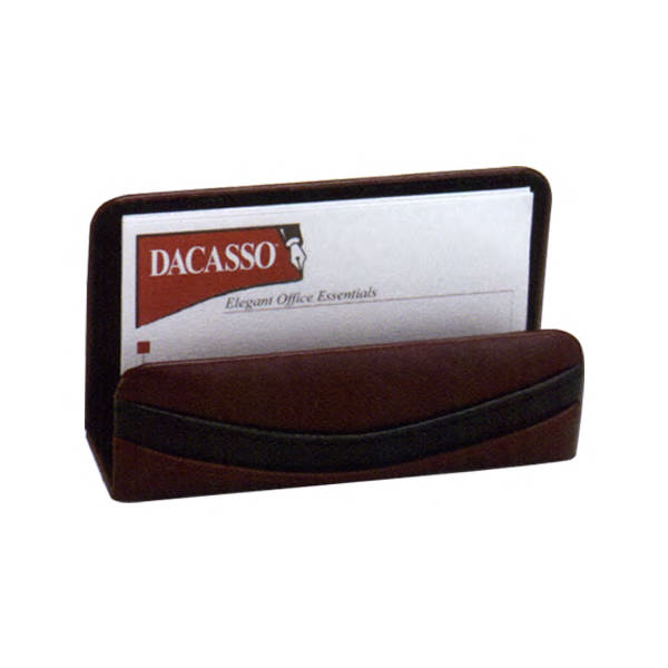Picture of Dacasso A7007 Burgundy Leather Business Card Holder
