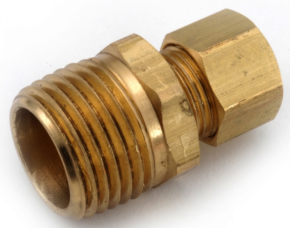 Anderson Metals 750068-0604 .38 in. X .25 in. Compression Coupling - Pack of 10