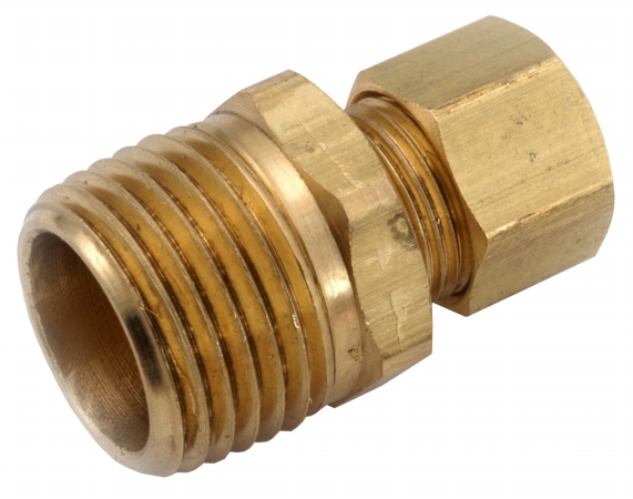 88 in. X .75 in. Brass Low Lead Compression Fitting Conne
