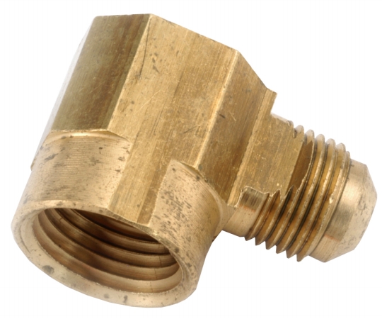 38 in. x .38 in. Brass Low Lead Female Flare Elbows