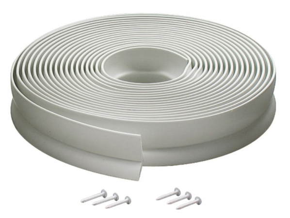 30 ft. White Vinyl Garage Door Seal For Top & Sides