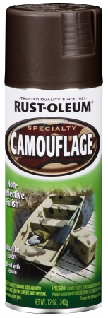 Picture of Rustoleum 1918 830 12 Oz Earth Brown Camouflage Spray Paint