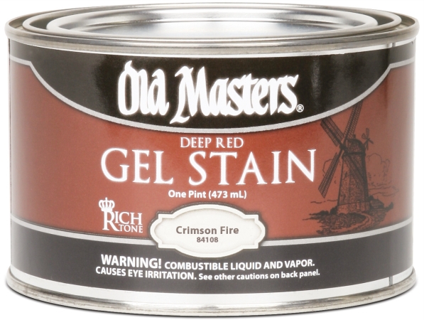 1 Pint Crimson Fire Gel Stain