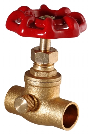 Stop & Waste Valve - Low Lead - 1/2in. Sweat