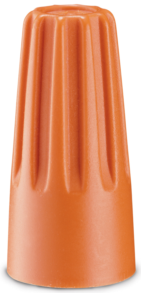 100 Count Wiregard Orange Wire Connectors