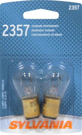 2357BP 2 Count Clear Double Filament S-8 Bayonet Bulb