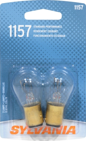 1157BP 2 Count Clear Double Filament Bayonet Mini Incandescent Light Bu