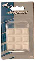 9562 9 Count .5 in. Clear Vinyl Protective Bumpers
