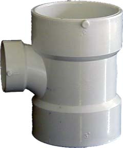3 in. X 3 in. X 2 in. Sch. 40 PVC-DWV Reducing Sanitary Tees