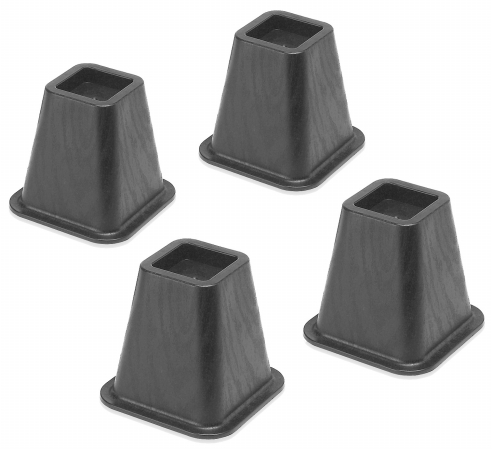 Picture of Whitmor Mfg. 6511-3349-BLK 4 Count Black Bed Risers