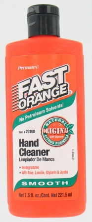 Permatex Fast Orange Smooth Lotion Hand Cleaner Natural Citrus Formula (23108)