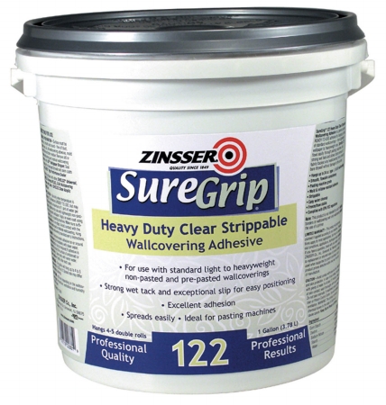 Rustoleum 02881 1 Gallon Heavy Duty Clear Strippable Wallcovering Adhesive