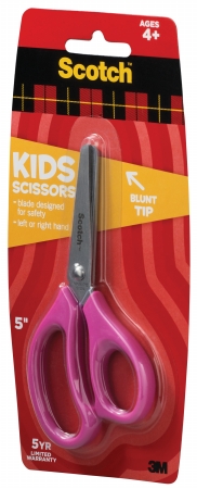 Picture of 3M 1441B 5&quot; Blunt Kids Scissors School Supplies