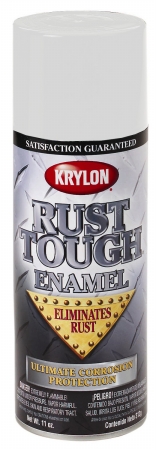 Division 9201 Semi Flat White Rust Tough Enamel Aerosol