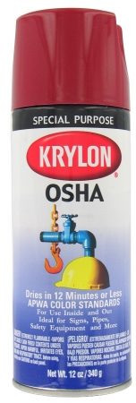 Division  12 Oz Safety Red OSHA Spray Paint