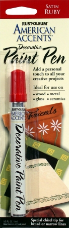 Rustoleum  American Accents Decorative Paint Pen - Satin Ruby