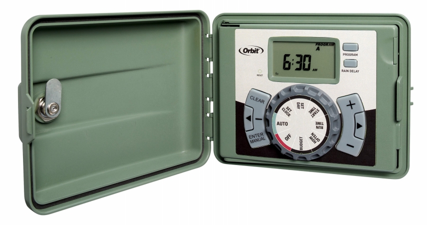 57896 6 Station Outdoor Swing Panel Timer