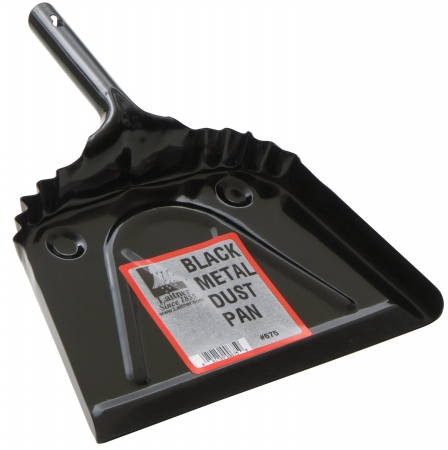 Picture of Cequent Laitner Company 675 12 in. Black Metal Dust Pan