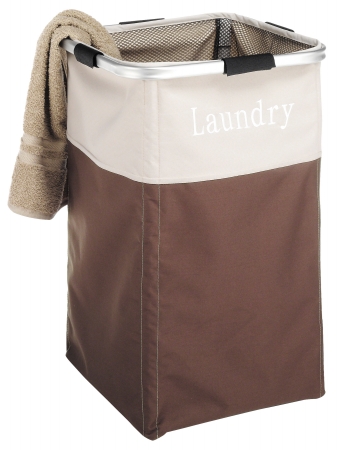 Picture of Whitmor Mfg. 6205-2465-JAVA Java Square Laundry Hamper