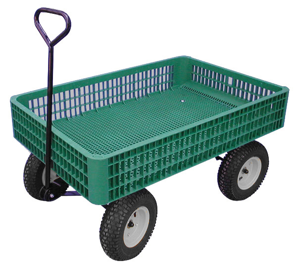 Picture of Millside Industries 03910 G 30 in. X 46 in. Plastic Mesh Deck Wagon