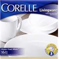 World Kitchen 6022003 16 Piece Corelle Livingware White Winter Frost Dinnerwar World Kitchen 6022003 16 Piece Corelle Livingware White Winter Frost Dinnerwar