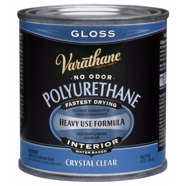 Rustoleum 200061H .5 Pint Gloss Interior Water-Based Diamond Polyurethane Finis
