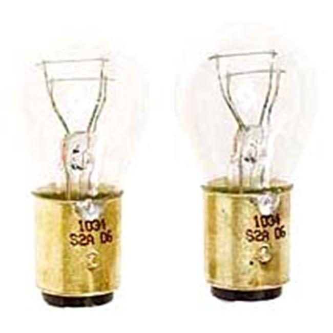Sylvania 1034BP 2 Count White S-8 Mini Incandescent Bulb