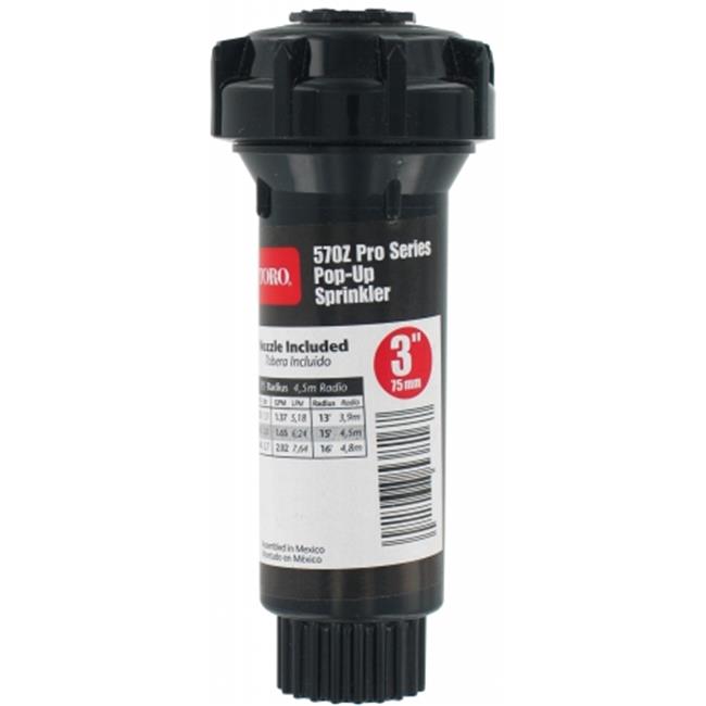 The Toro Company 53816 3 in. 180 Degrees 570Z Pro Series Pop-Up Fixed Spray W...