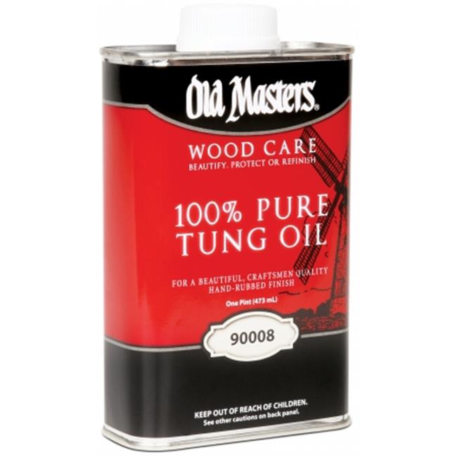 Old Masters 90008 1 Pint 100 Percent Pure Tung Oil