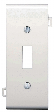 White Toggle Switch Center Panel Sectional Wallplate F