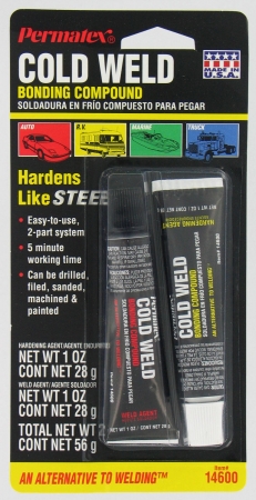 Cold Weld Bonding Compound 2- 1oz tubes carded
