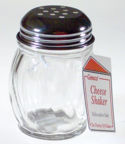 Picture of Lifetime Brands 5078568 Glass with Stainless Steel Lid Cheese Shaker