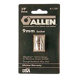 Picture of Allen 11710 .38 in. Drive 12 Point X 10MM Socket Metric