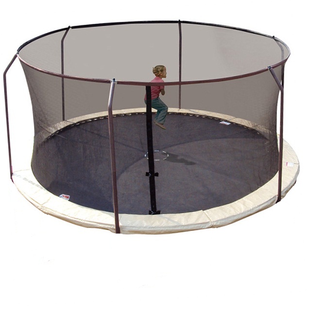 Picture of Upper Bounce UBNET-15FG-6 15 ft. Replacement Trampoline Safety Net Fits For 15 ft. Round Frames Using The 6 Curved Pole With Top Ring Enclosure Systems - Net Only