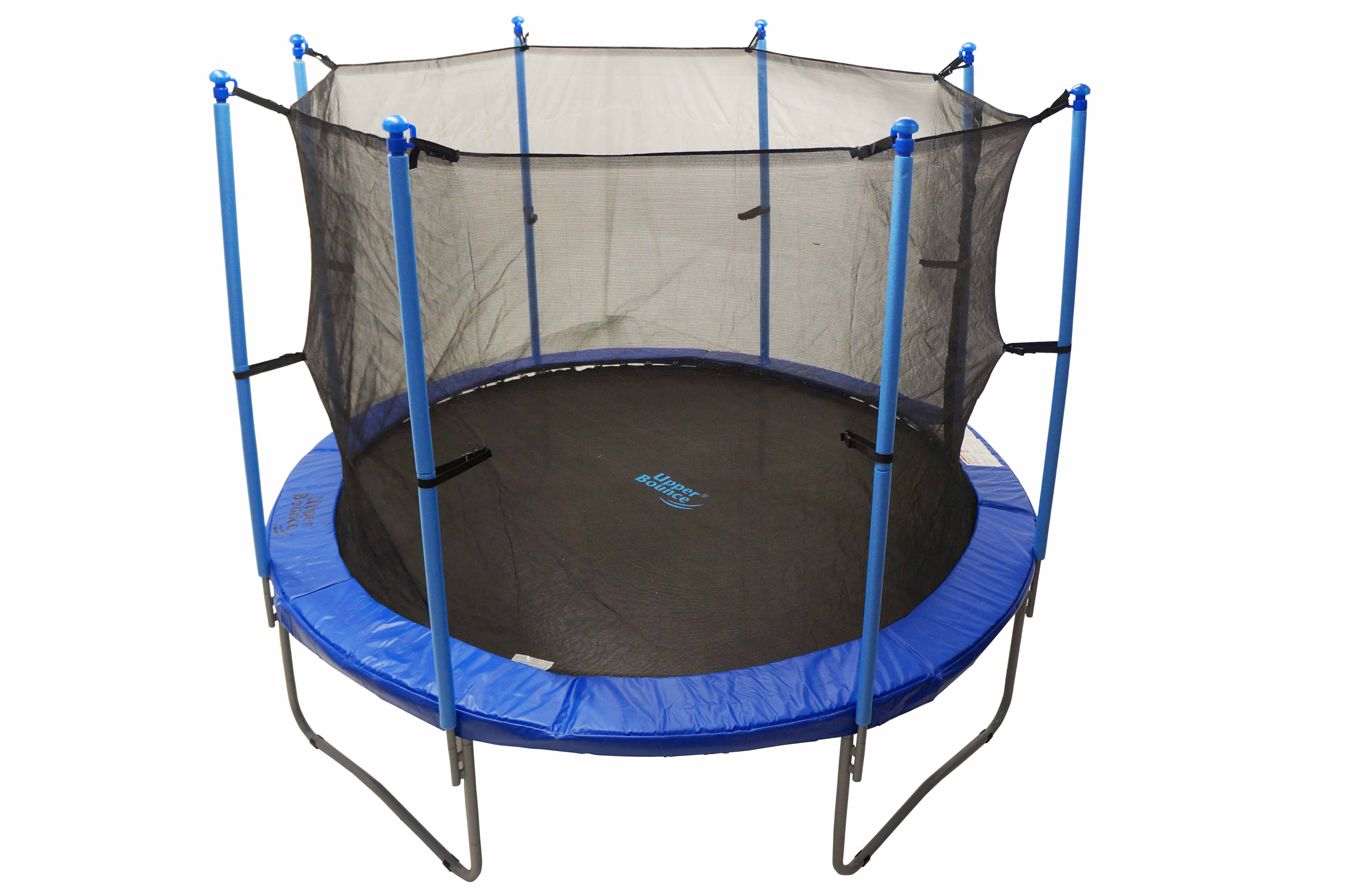 Picture of Upper Bounce UBSF01-10 10 FT. Trampoline &amp; Enclosure Set equipped with the New UPPER BOUNCE EASY ASSEMBLE FEATUREá