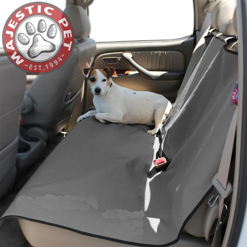 Picture of Majestic Pet Products 788995000129 Grey Universal Waterproof Back Seat Cover
