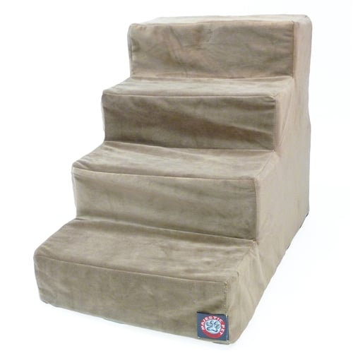 Picture of Majestic Pet Products 788995675112 4 Step Stone Suede Pet Stairs