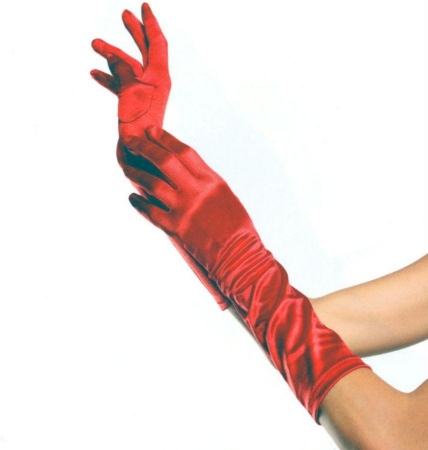 Picture of Costumes For All Occasions UA8BRD Gloves Elbow Length Red