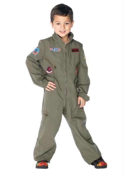 Picture of Costumes For All Occasions UATG48164XS Top Gun Flight Suit Chld Xs