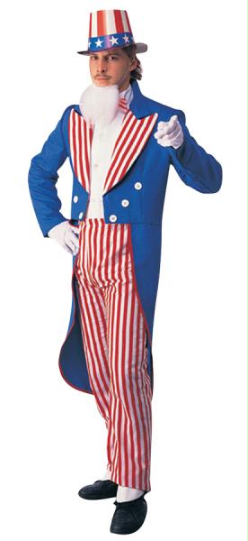 Picture of Costumes For All Occasions RU888925LG Uncle Sam Adult Costume Large