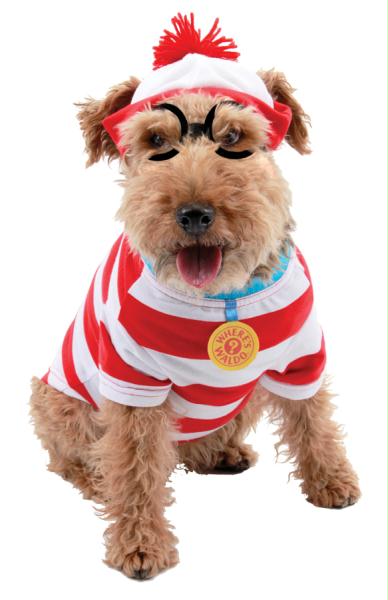 Costumes For All Occasions EL450030 Wheres Waldo Woof Dog Kit Sm
