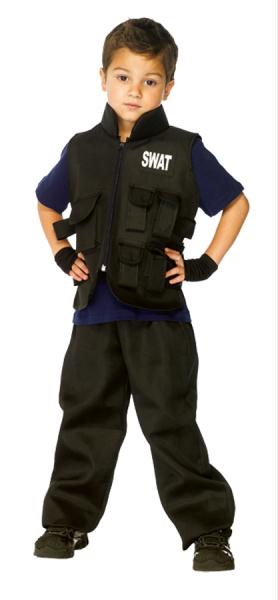 Picture of Costumes For All Occasions UAC46111MD Swat Child Medium 7-10