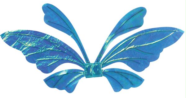 Picture of Costumes For All Occasions FW90560BU Wings Tail Opal Blue