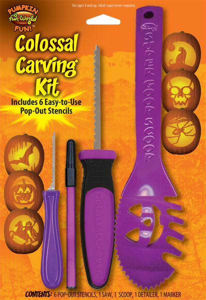 Picture of Costumes For All Occasions FW94689 Pumpkin 10 Pc Ultimate Carving