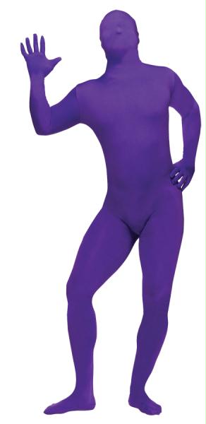 Picture of Costumes For All Occasions FW131262PR Skin Suit Purple Child 12-14