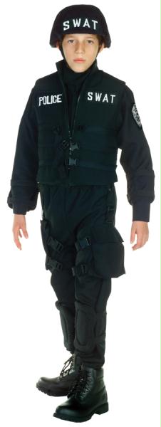 Picture of Costumes For All Occasions UR26087LG Swat Child Large 10-12
