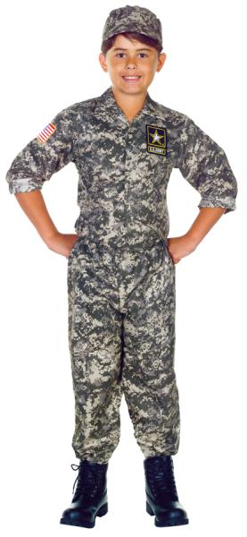 Picture of Costumes For All Occasions UR26200MD U.S. Army Camo Set Child 6-8